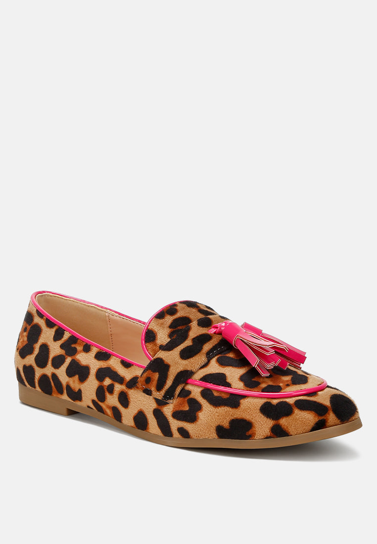  Folklore Micro Suede Tassel Loafers