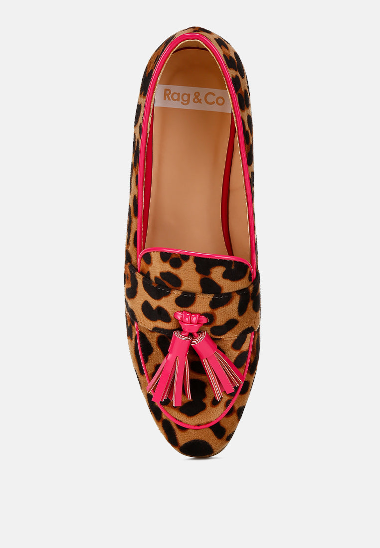  Folklore Micro Suede Tassel Loafers