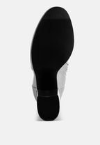  Halara Metallic Pleather Long Boots