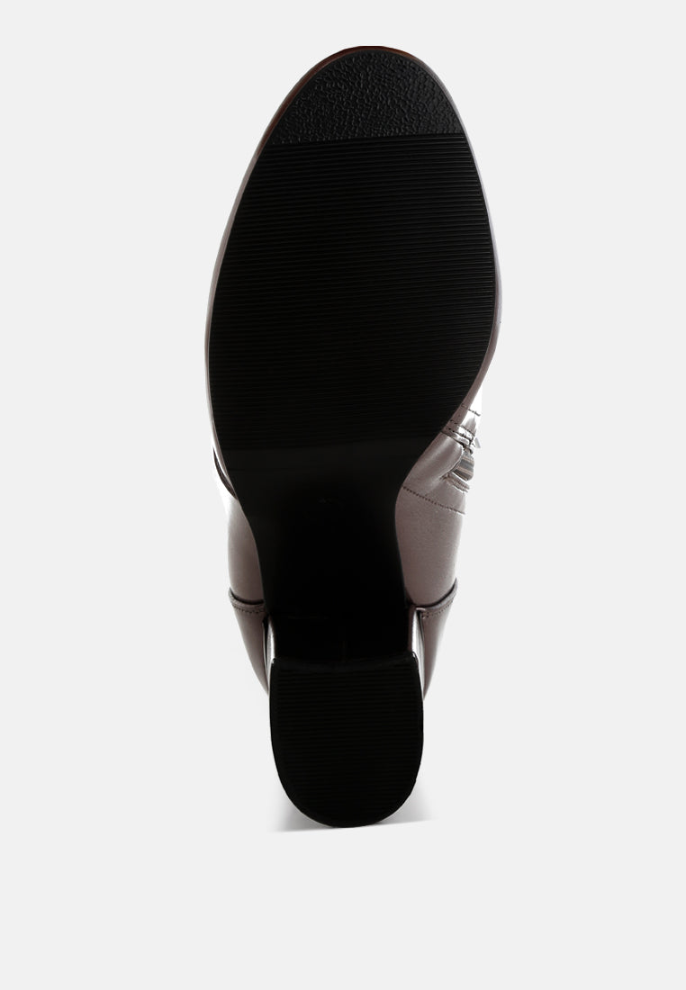  Halara Metallic Pleather Long Boots