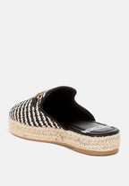  Himari Raffia Slip-On Mules
