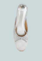  Jaylor Party Bow Slip-On Mules