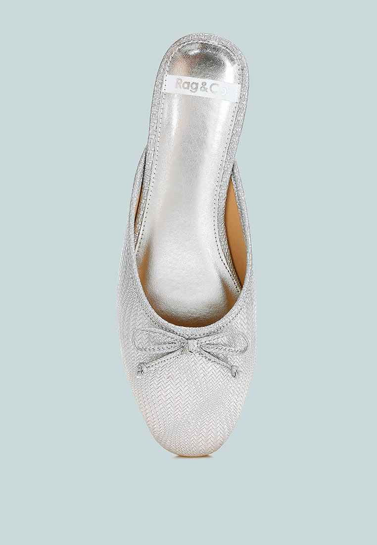  Jaylor Party Bow Slip-On Mules
