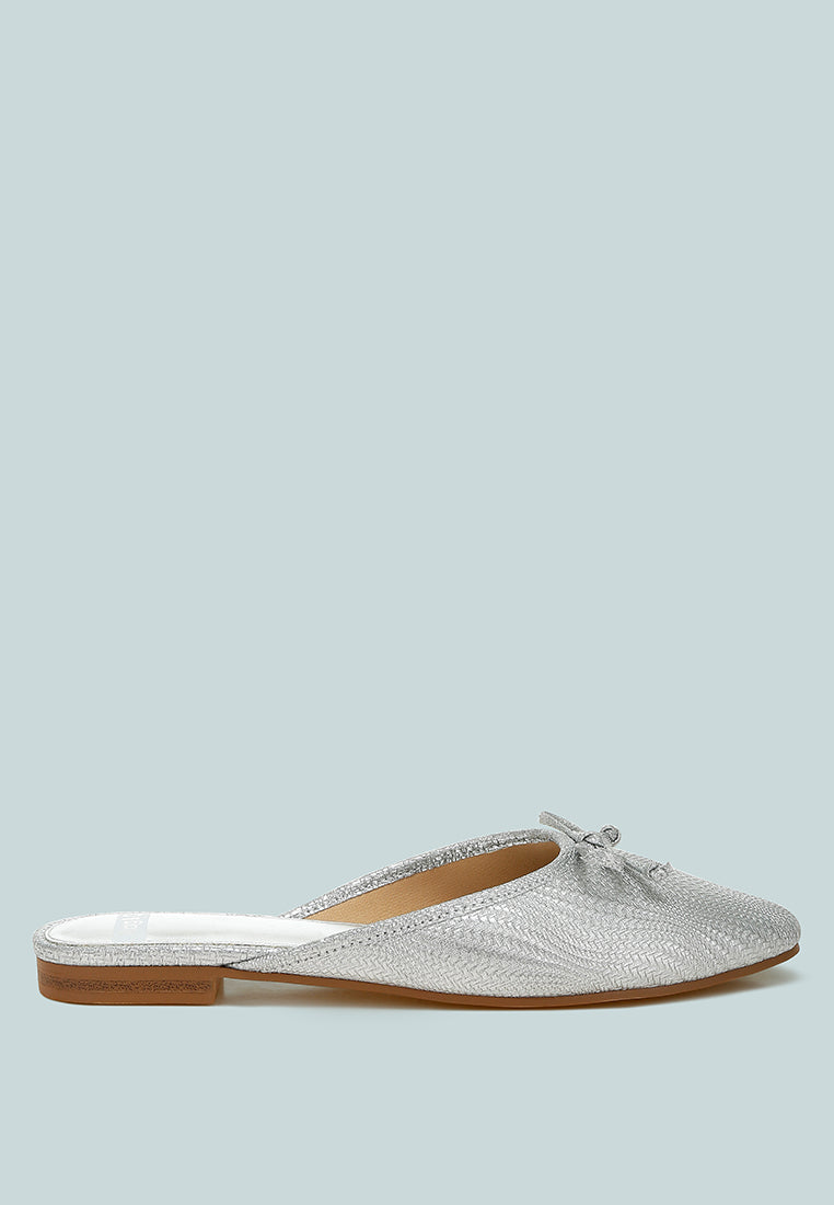  Jaylor Party Bow Slip-On Mules