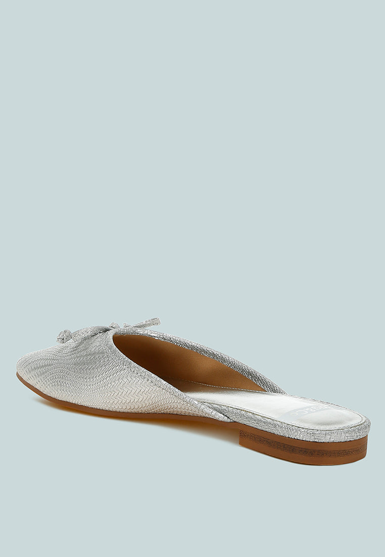  Jaylor Party Bow Slip-On Mules
