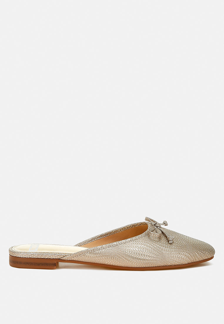  Jaylor Party Bow Slip-On Mules