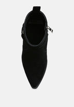  Jockey Harness Detail Ankle Boots