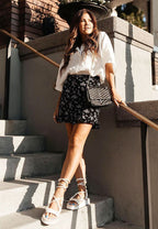  KENDALL Strings Platform Leather Sandal In White