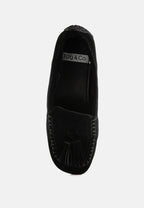  Kipstar Real Suede Leather Tassel Loafers