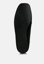  Kyari Velvet Diamante Strap Loafers