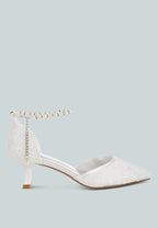  Laika Lace Kitten Heel Sandals
