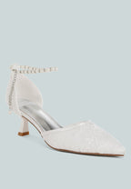  Laika Lace Kitten Heel Sandals