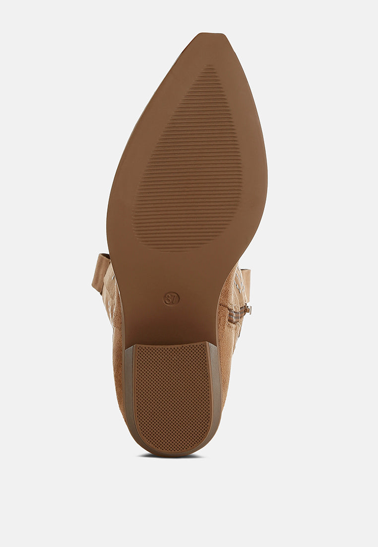  Lariat Studs Embellished Cowboy Boots