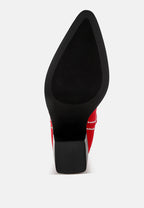  Latafa Rhinestones Embellished Cowboy Boots