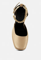  MARTINI Latte Sky High Platform Sandals