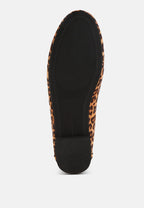  Meopa Horsebit & Studs Metallic Leopard Print Loafers