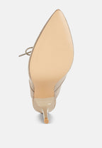  Miladi Genuine Suede Leather Stiletto Mules