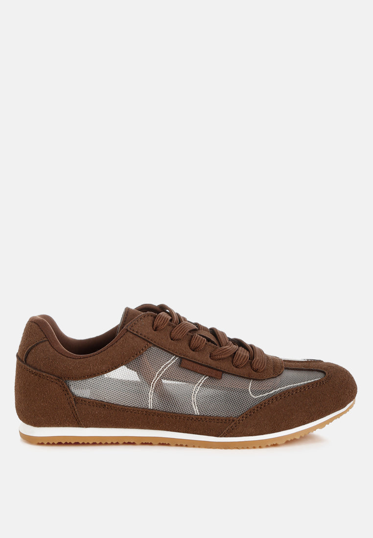  Milon Microfiber & Mesh Sneakers