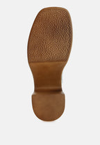  Morasa Metallic Pleather Clog Sandals