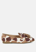  Moraug Faux Suede Tassels Loafers