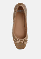  Ningen Leopard Print Block Heel Ballerinas