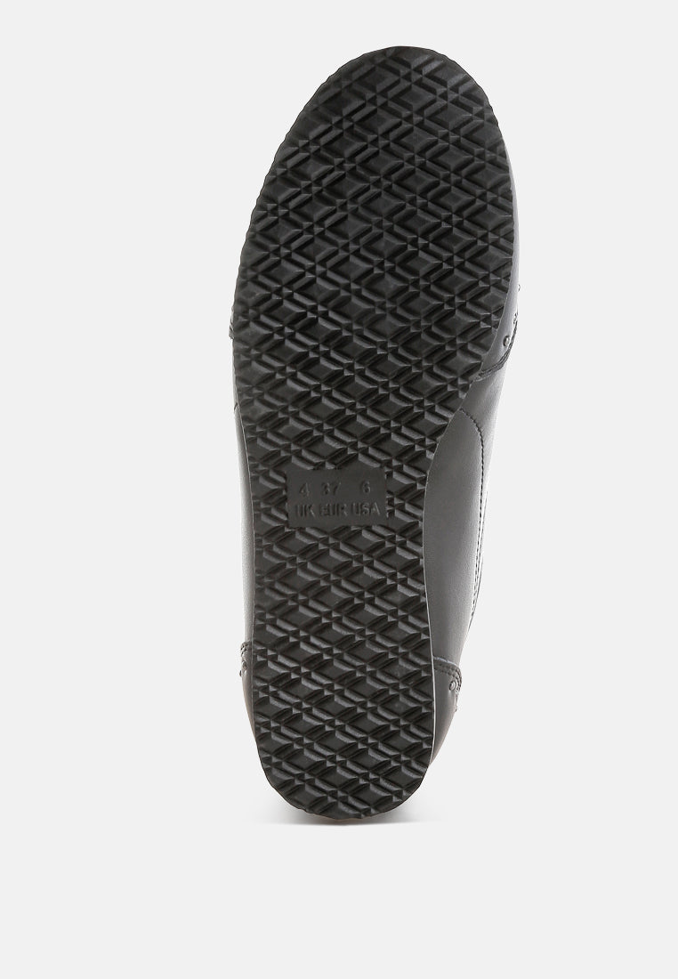  Odaya Studded Real Soft Leather Sneakers