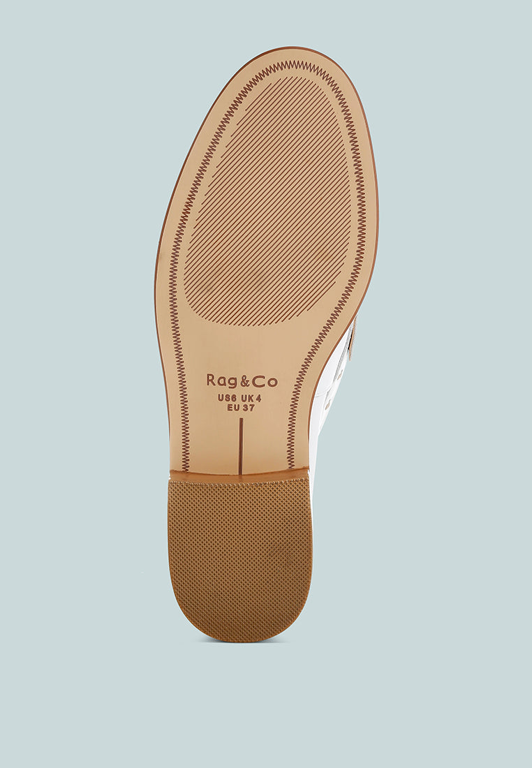  Oglavia Studs Embellished Leather Loafers