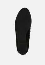  Ohrid Real Suede Leather & Faux Fur Flat Loafers