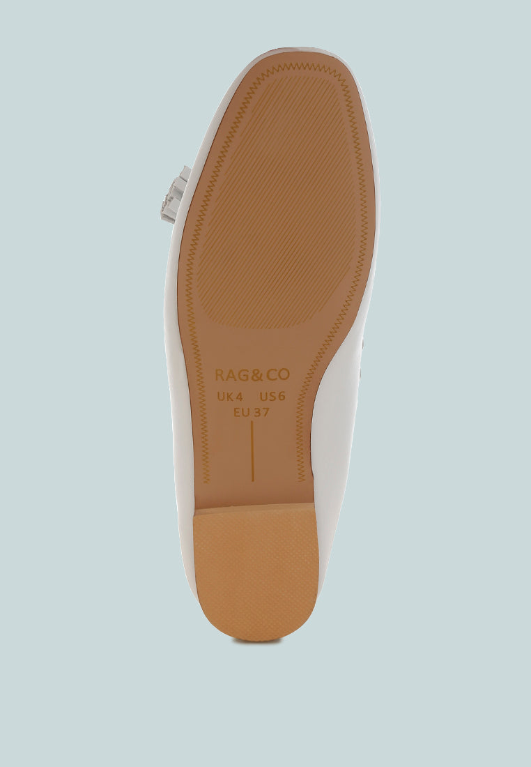  Philoha Studs & Tassels Detail Flat Loafers