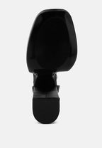  MARTINI Black Sky High Platform Sandals