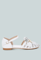  Ramita Horsebit Fringe Flat Sandals