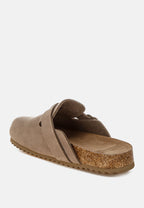 Ratiha Buckle Accent Slip-On Footbed Mules