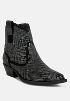  Costello Rhinestones Embellished Cowboy Boots