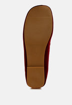 Robua Velvet Flat Loafers