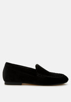  Robua Velvet Flat Loafers