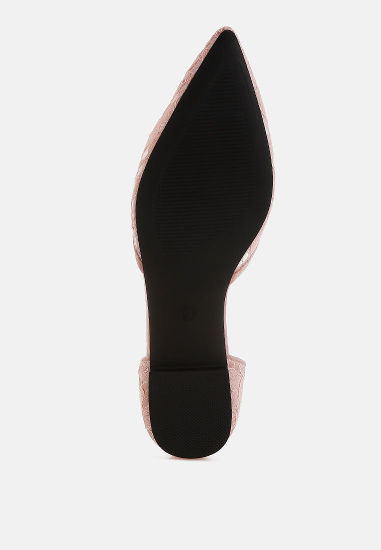  Shrami Pearl & Rhinestone Strap Flat Sandals