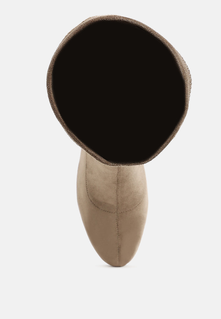  Sinaloa Microfiber Knee High Boots