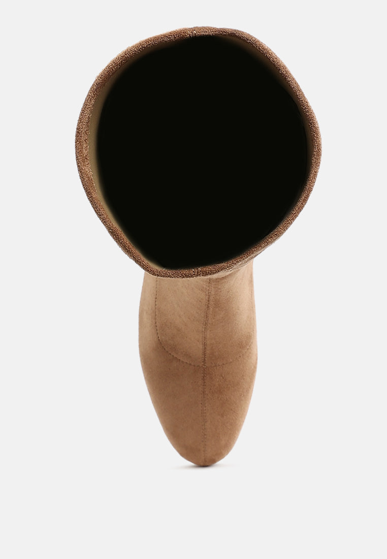  Sinaloa Microfiber Knee High Boots
