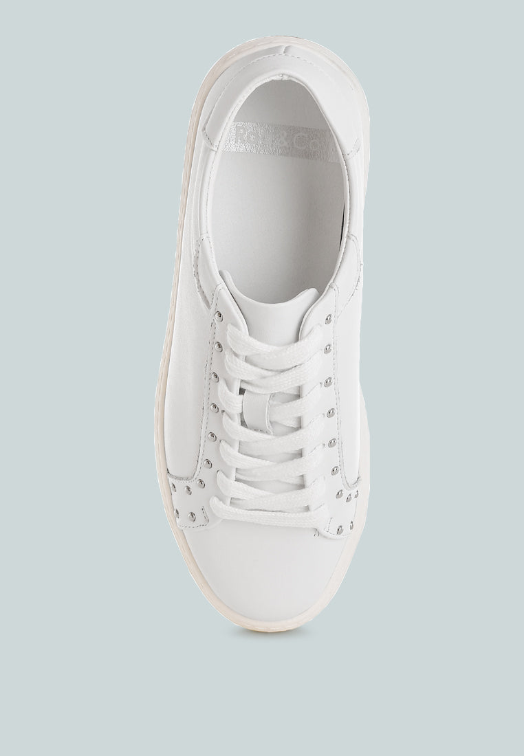  Strider Studs Embellished Chunky Sneakers