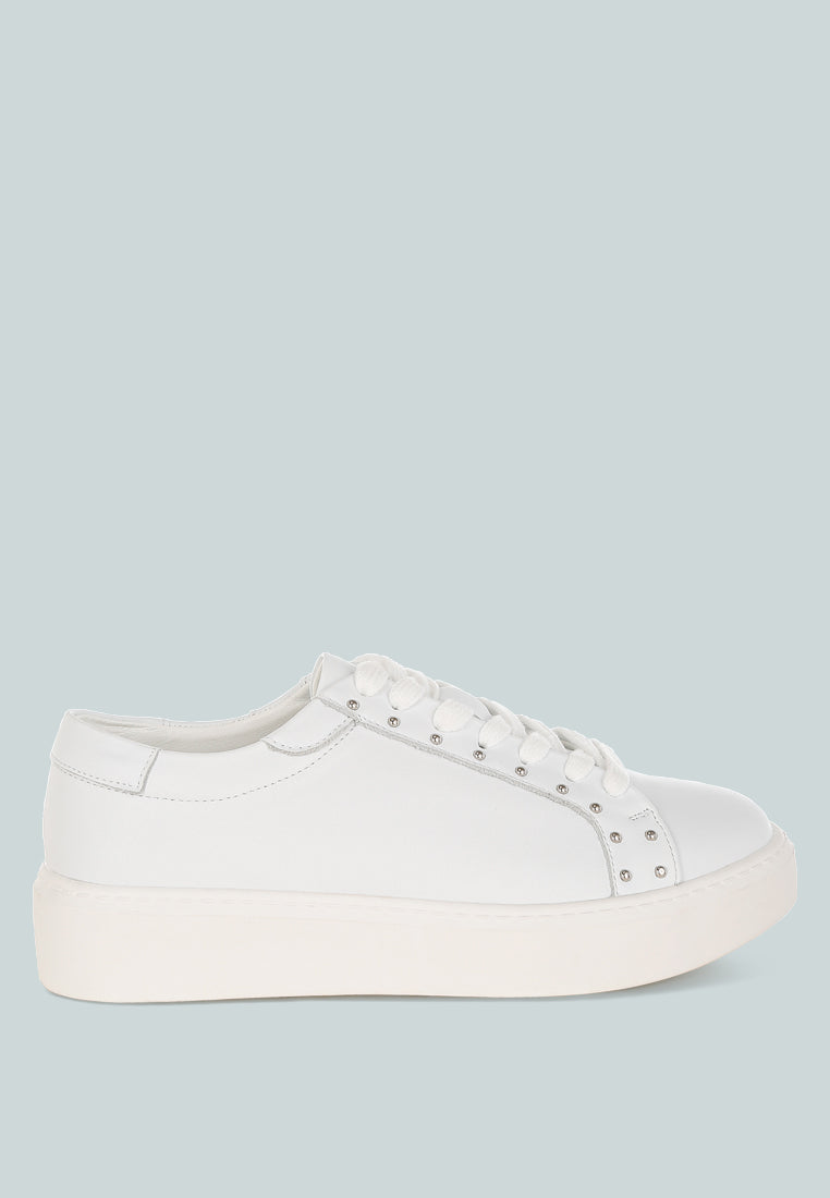  Strider Studs Embellished Chunky Sneakers
