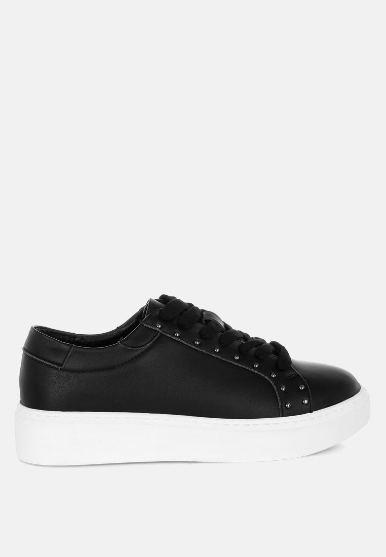  Strider Studs Embellished Chunky Sneakers
