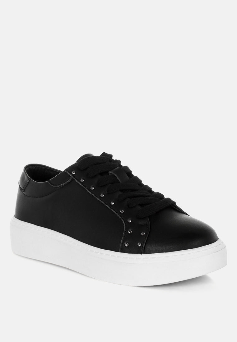  Strider Studs Embellished Chunky Sneakers