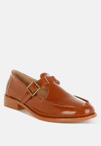  Swenson Patent Pleather Mary Jane Loafers