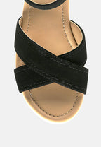  ULLA High Heeled Block Sandal In Black