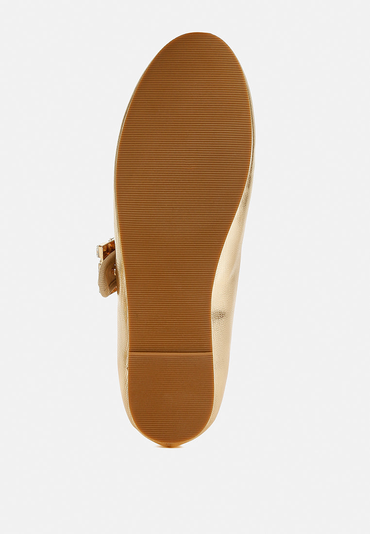 Upstage Brooch Mary Jane Ballerinas