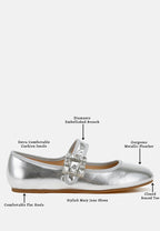  Upstage Brooch Mary Jane Ballerinas
