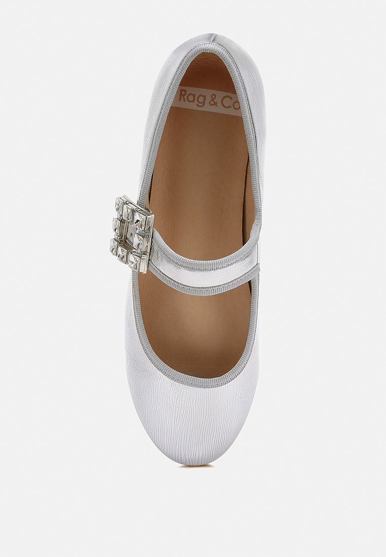  Upstage Brooch Mary Jane Ballerinas