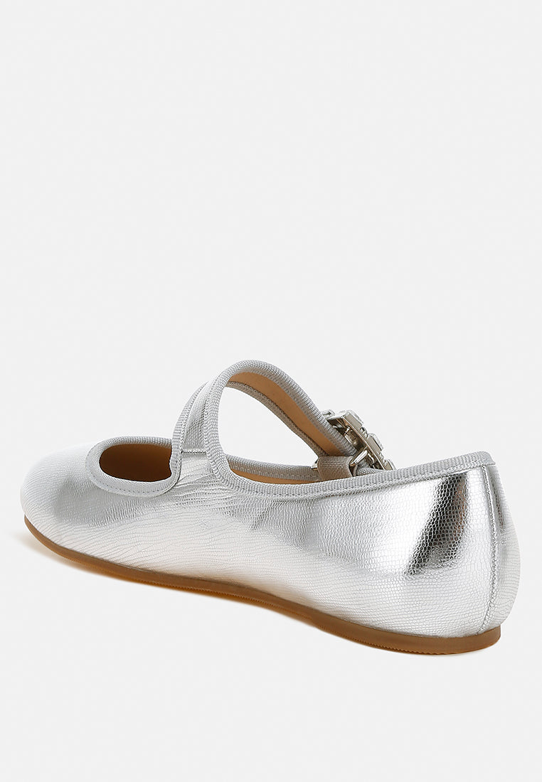  Upstage Brooch Mary Jane Ballerinas