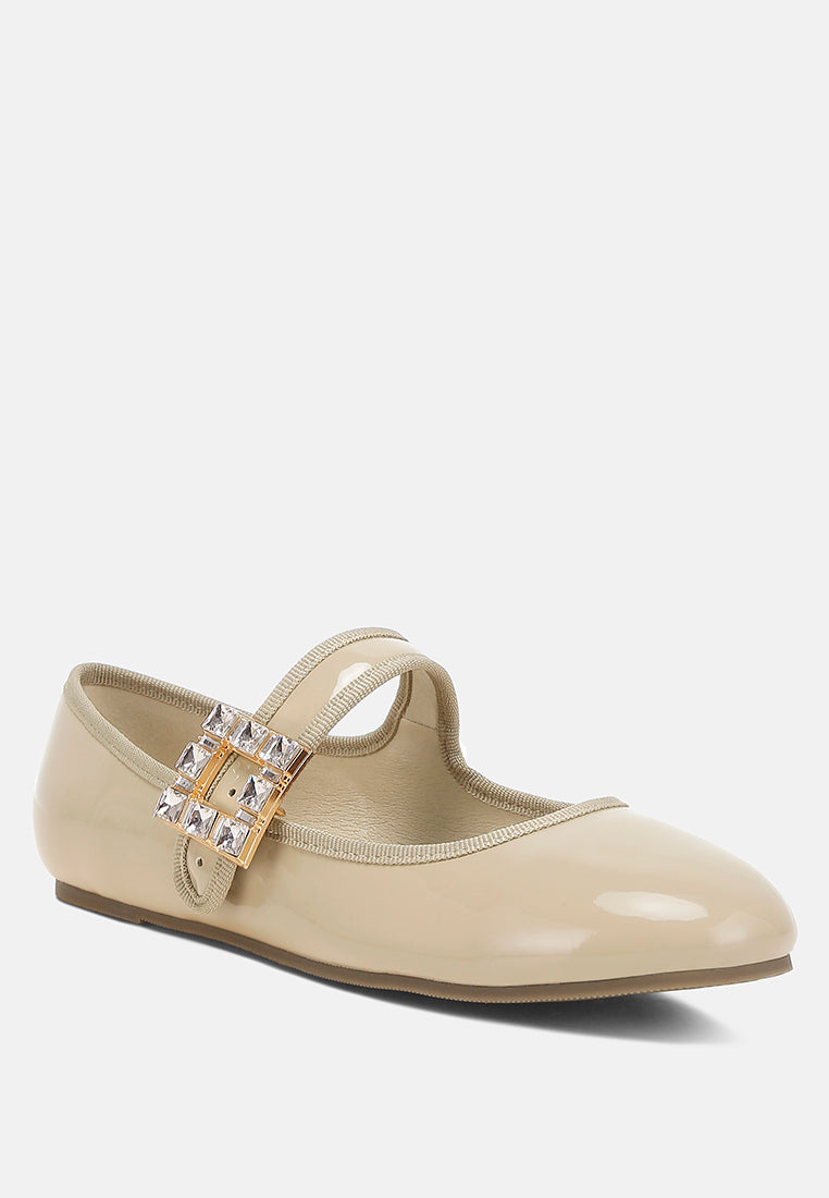  Upstage Brooch Mary Jane Ballerinas