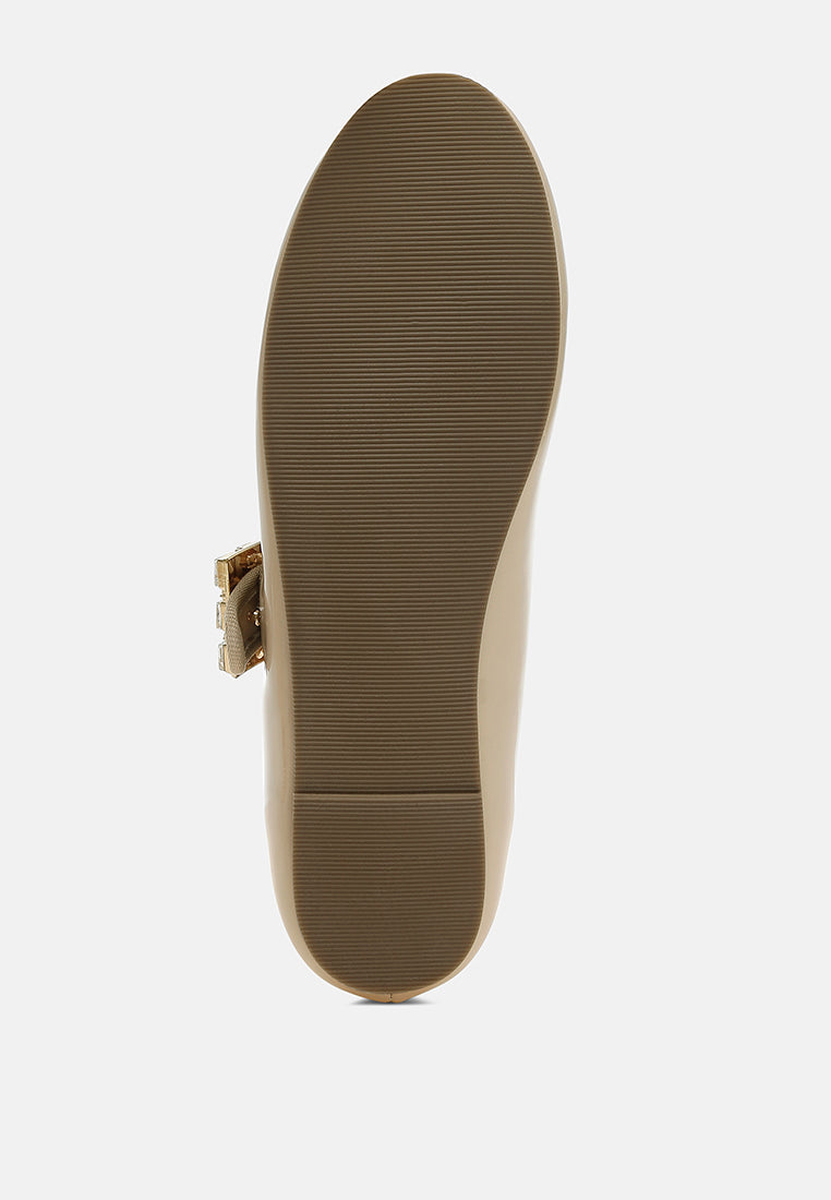  Upstage Brooch Mary Jane Ballerinas